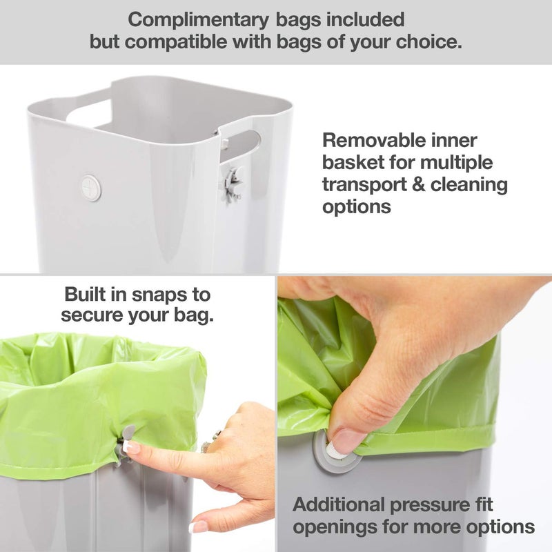 PetFusion Replacement Waste Bags Cat Litter Disposal & Outdoor Waste Disposal. Easily Holds 10+lbs. Durable Leakproof Dog Poop Bags - Image 3